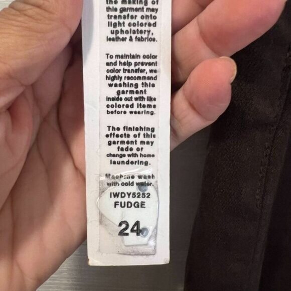 Joes Womens‎ Skinny Jeans Size 24 Fudge Brown Denim Stretch Mid-Rise - Picture 6 of 8